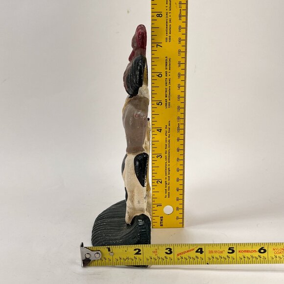 Vintage Farm Animals Cast Iron Door Stop Stacked Country Farmhouse Home Decor - Picture 8 of 9
